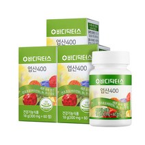 바디닥터스 엽산400 3박스 300mg X 180정 6개월분, 60정, 3개