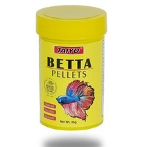 수림수족관 타이요 베타 펠렛 45g 소 사료 먹이, 1개