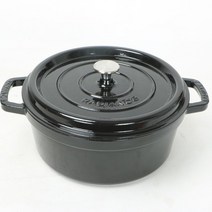 스타우브 주물 무쇠 솥밥 양수 냄비 찜 전골 냄비, 상세이페이지 참고, 22cm블루 24인