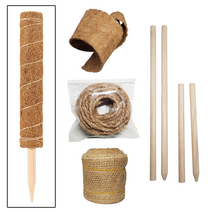 수태봉 만들기 재료 코코넛 목봉 녹화끈 녹화마대, 천연마끈4mmx1m