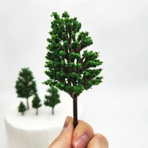 미니 트리 나무 모형 건축재료 디오라마 테라리움 DIY 4종, 10cm