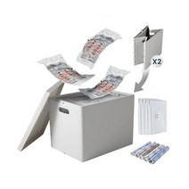 TAILI 2 Pack Storage Bins With Lids Collapsible & Stackable Plastic Storage Bins Container 32L Clo, 2 Boxes & 9 Combo Bags