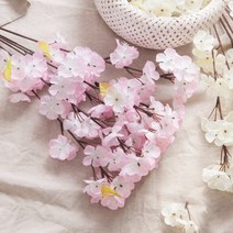 고급 성묘꽃 조화 36종 30~55CM, 프라임벚꽃부쉬 54cm 핑크
