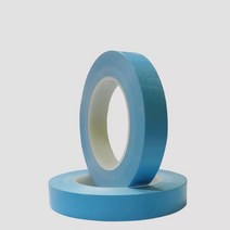열전도 양면 접착/Led 조명 스트립 몰드 알루미늄 기판 열 분산 블루 내열 테이프, 0.5mmX20mmX25m