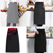 허리앞치마 카페 식당 주방 하프 앞치마 세프앞치마, 레드