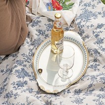 아름다운공간 [시라쿠스]로렐 리프 타원쟁반2P세트(M+L), 블루로렐