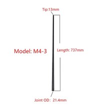카본상대 당구큐 당구 상대 당구큐팁, 44.5+5-16x14 Joint