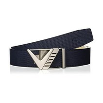 175224 골프벨트 캘러웨이 C22292100 남성용 세레이션 벨트(컷내비게이션) 인조가죽 골프, Free Size, 1120 네이비