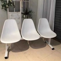 플라스틱 벤치 의자 야외 사무실 대기 편의점 터미널, 3인-믹스