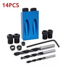 도웰링지그 도웰 지그 로케이터 드릴가이드pocket hole screw jig 406, 14개