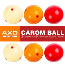 캐롬 공 완전 세트 수지 골 액세서리 조나르카본상대 10겹 개인큐 당구케이스, Red and yellow