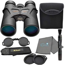 Nikon Prostaff 3S 10x42 Binoculars Black (16031) Bundle with a Nikon Lens Pen and Lumintrail Cleani, 1