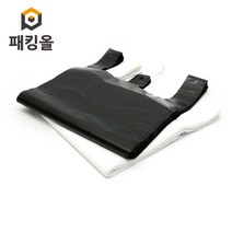 패킹올 특대형 손잡이 검정비닐봉투, 70매, 20L