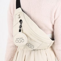 파우치 증정 / 신학기 자체제작 남녀공용 커플 학생 여행 보조가방 슬링백 미니가방 텀블러가방 도리도리 미니 힙색