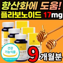 캐나다 직수입 완제품 프로폴리스 플로폴리스 폴리폴리스 프로플러스 프라보노이드 아연 추출물 20대 30대 40대 성인 여성 남성 대용량 9개월 분, 3개 x 9개월분 + 사은품