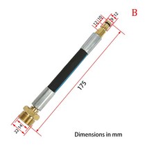1PC 고압 세척기 호스 어댑터 M22 황동 파이프 퀵 커넥터 변환기 Karcher K-시리즈 압력 와셔 용 피팅, 02 금