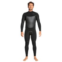 퀵실버 남성 32mm Marathon Sessions 체스트집 전신수트 Wet 수트 - 블랙 2aM305807, Black, X-Large