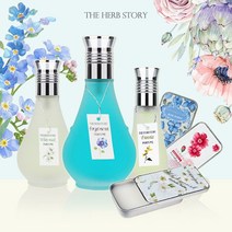 더허브스토리 아로마 물망초 향수 32종 비누향 도브향, 화이트머스크, 향수 40ml