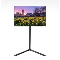 보인 LG 삼성 이젤형 TV 브라켓 거치대 42인치50인치55인치60인치65인치 ES-77, 블랙