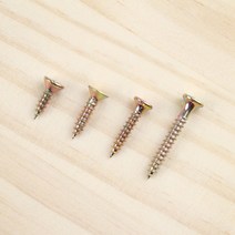 서랍레일피스 천연색 (3mm) 1봉 목재가구용 나사못, 3x18mm_1봉 약 2000개