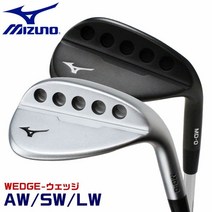 미즈노 골프 웨지 미드 사이즈 mizuno-wedge-002, 52°（AW)도, 블랙/NS