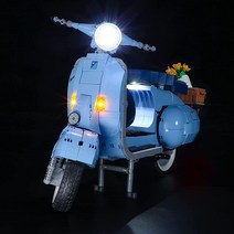 BRIKSM 크리에이터 베스파 125용 LED 조명 키트 - 레고 10298 빌딩 블록 모델과 호환 세트 미포함, 한개옵션0