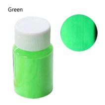 낚시용 야광페인트12 색 빛나는 수지 안료 키트 어둠 속에서 분말 착색제 염료 형광 보석 만들기 도구, 08 7HH1107218-GN