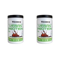 WEIDER 웨이더 초콜릿 플레이버 비건 피 앤 라이스 프로틴 락토스 프리 앤 글루텐 프리 캔 540g x2팩