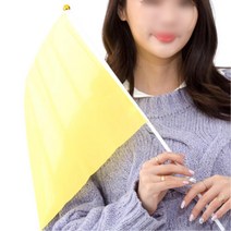 컬러 응원깃발 옐로우 단합대회 달리기 이벤트소품 등산 스포츠 청기백기