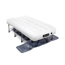 Deflate Defender™ 기술이 적용된 Ivation EZ-Bed(풀 사이즈) 에어 매트리스 듀얼 자동 컴포트 펌프 및 레이어 라미네이트 소재 - 게스트 여행 휴가용 에, 쌍