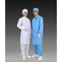 MK 제전방진가운 C카라 방진가운 방문자가운 방진복 제전복 제전가운 차이나카라, WHITE(흰색), 1개