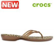 크록스 슬리퍼 40- 204196-90L Womens Crocs Isabella Graphic Flip 여성
