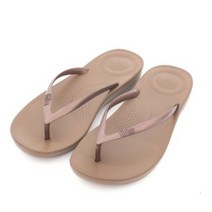 핏플랍 핏플랍 아이쿠션 에고노믹 플립플랍 쪼리 브론즈 여자 슬리퍼 샌들 실내화 플리플랍 신발 E54-012