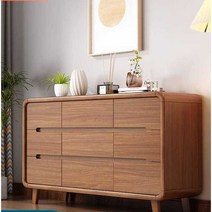침실서랍장 거실 속옷장 인테리어서랍장 수납장 안방, 월넛 컬러 9통 길이 1.4미터