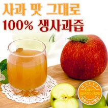 사과100% 사과착즙 NFC 순수 사과즙, 100포