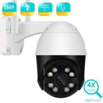 BESDER 5MP 와이파이 카메라 야외 PTZ 카메라 와이파이 스피드 돔 카메라 4X 디지털 줌 무선 CCTV 카메라 오디오 컬러 야간 투시경, 1080P 32G 카드 추가, 협력사, AU 플러그