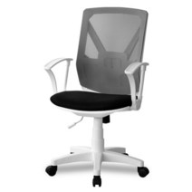 챔프 기본형 CMP1-WH-ME /사무실 사무용 학생 편안한 메쉬 의자, 제품명:챔프 기본형 CMP1-WH-ME|색상:그레이