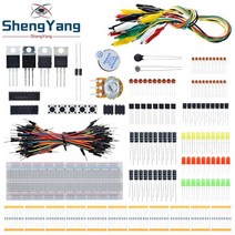 아두이노 키트 코딩 입문 교육 보드 점퍼선 TZT 악어 클립 슈트 초보자 전자 부품 Arduino UNO R3 키트용, 한개옵션0