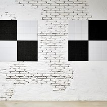 트다 흡음재 기능성 방염 인테리어 방음재 9t 600x600, 블럭모양, 벨크로추가, 블랙