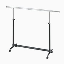 옷가게 스테프실 철제 파이프 길이조절 옷걸이 행거 쇠봉