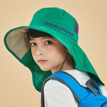 빅토리아앤프렌즈 UV 솔리드 플랩썬햇 자외선차단