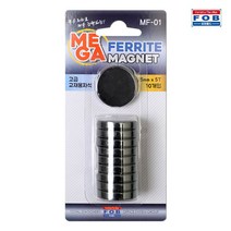 포비 메가 페라이트자석 MF-01 25mm 5T 10개입, 짱whgdk