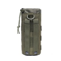 자전거캐링백 자전거캐리어가방 자전거짐받이가방 로드자전거가방 tactical molle water bottle bag pocket 야외 여행, 육군 녹색