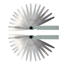 필러 게이지 틈새 갭 간극 광폭 두께 측정 스틸 자, 게이지056680HR, 1개