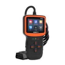 Pro EOBD/OBD2 자동차 엔진 시스템 진단 도구 오류 확인 경고등 코드 리더 차량 리셋 Pk ELM317, [01] V317