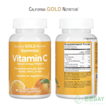 CGN 캘리포니아골드뉴트리션 비타민C 구미젤리 90개 아스코르빈산 베타카로틴 오렌지