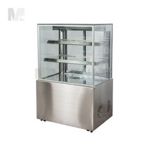 삼호냉동 스텐 900 쇼케이스 사각 3단 LED 스테인레스 쇼케이스 업소용 카페 쇼케이스