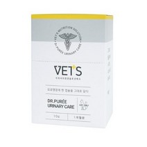 Vets 닥터퓌레 유리너리케어 고양이 영양제, 30개, 닭고기 + 연어 혼합맛