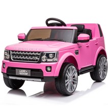 선물 Uhomepro 12V Ride on Truck 랜드로버 디스커버리 핑크 Toys with Remote Control Battery Powered 자동차s for 3 5 Ye, White Land Rover