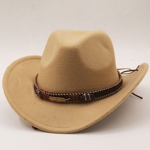 양모 여자의 남자 서양 카우보이 모자 신사 숙녀 재즈 카우걸 가죽 Cloche 교회 솜브레로 모자
